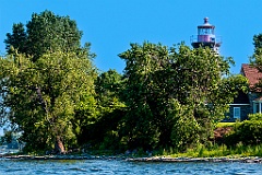 Windmill Point Lighthouse in Northernmost Vermont
